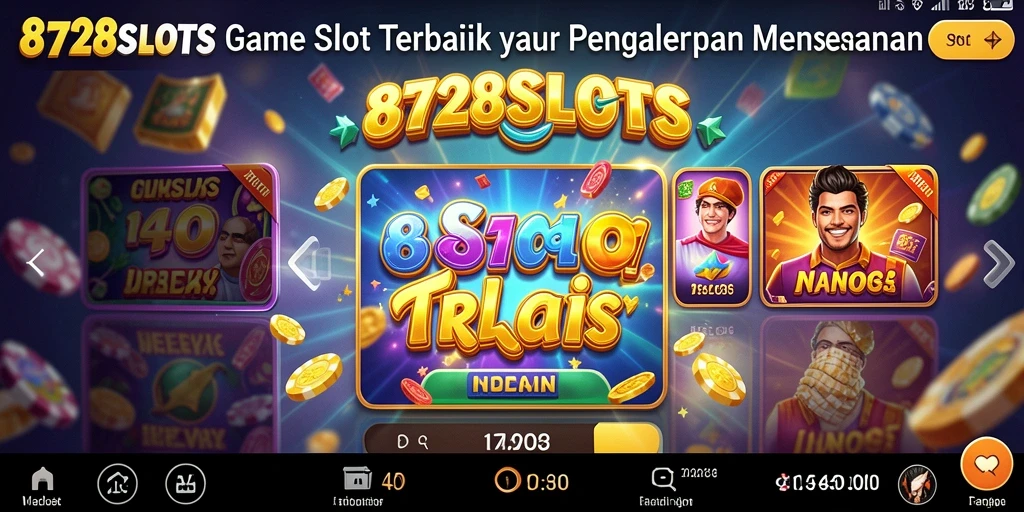 Tampilan gameplay seru dari 8728SLOTS dengan berbagai mesin slot.