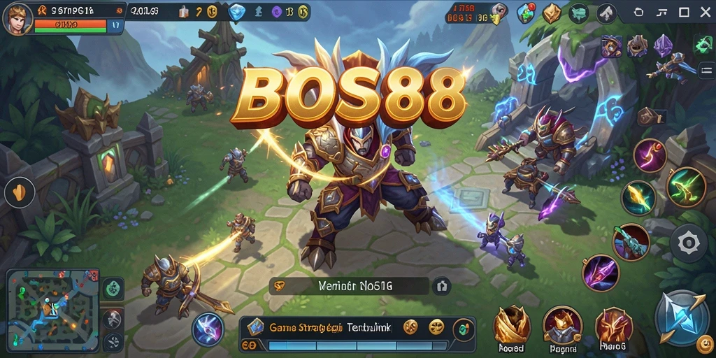 Tampilan gameplay BOS88 yang menegangkan dan seru.