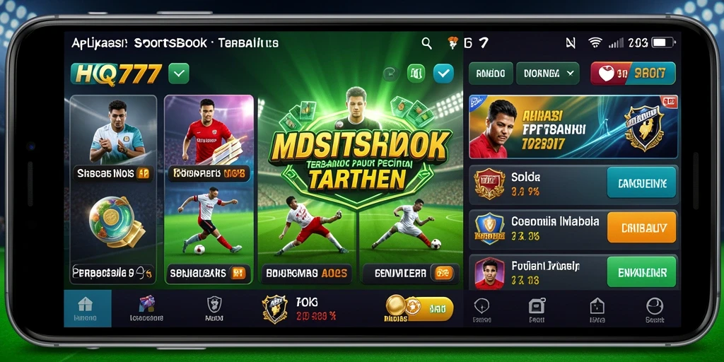 Tampilan menarik dari gameplay Sportsbook HQ777.