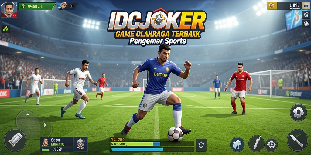 Tampilan gameplay IDCJOKER yang mendebarkan dengan aksi olahraga.