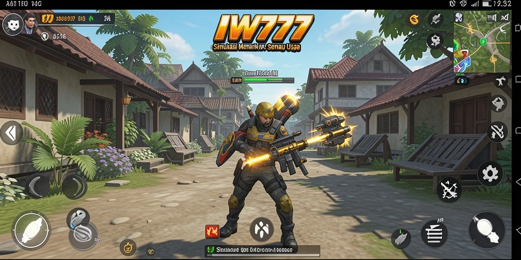 Tampilan gameplay IW777 dengan grafis yang menawan.