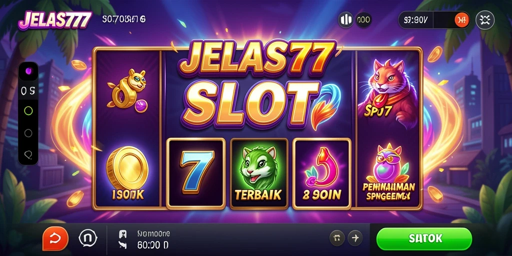 Tampilan gameplay slot JELAS777 yang memukau dan interaktif.