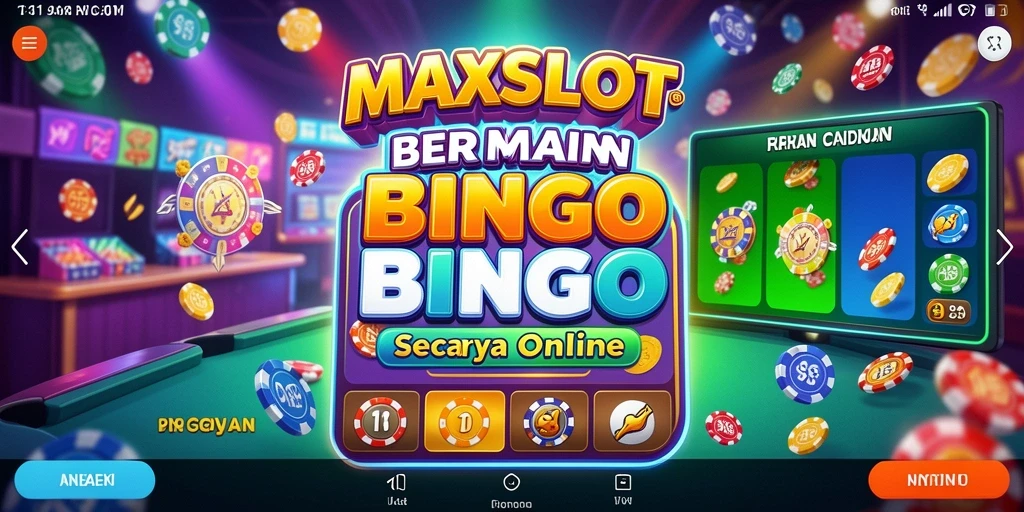 Tampilan gameplay seru Bingo di MAXSLOT yang memikat dan interaktif.