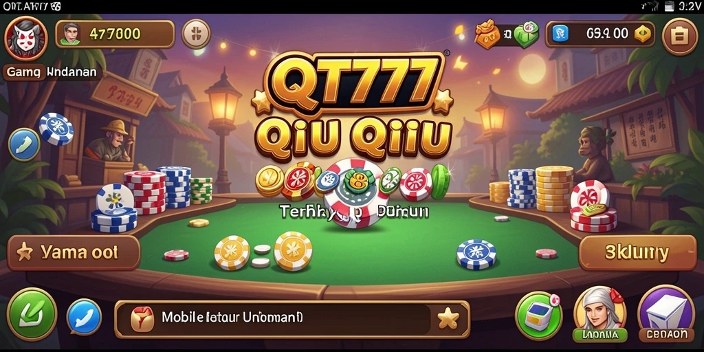 Tampilan gameplay QT777 yang seru dan interaktif.
