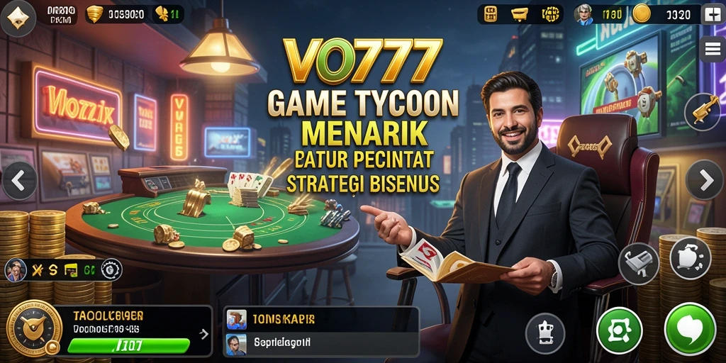 Tampilan screenshot utama gameplay Tycoon yang seru dan interaktif.